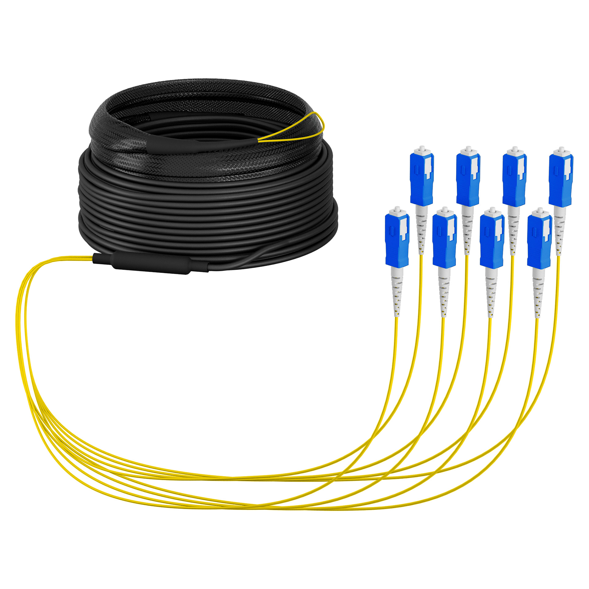 EFB Trunkkabel U-DQ(ZN)BH OS2 8E (1x8) SC-SC 40m Dca LSZH G657A1-0