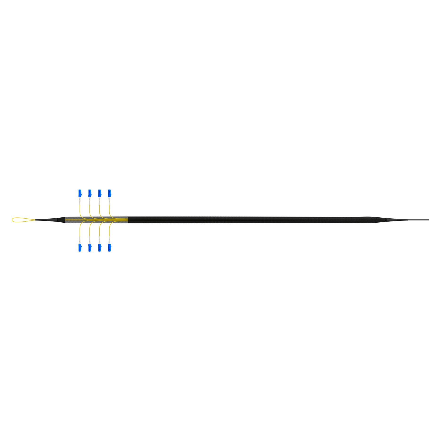 Optički prespojni kabel EFB ELEKTRONIK OS2 Single-Mode 8-vlakana LC-LC 10m-4