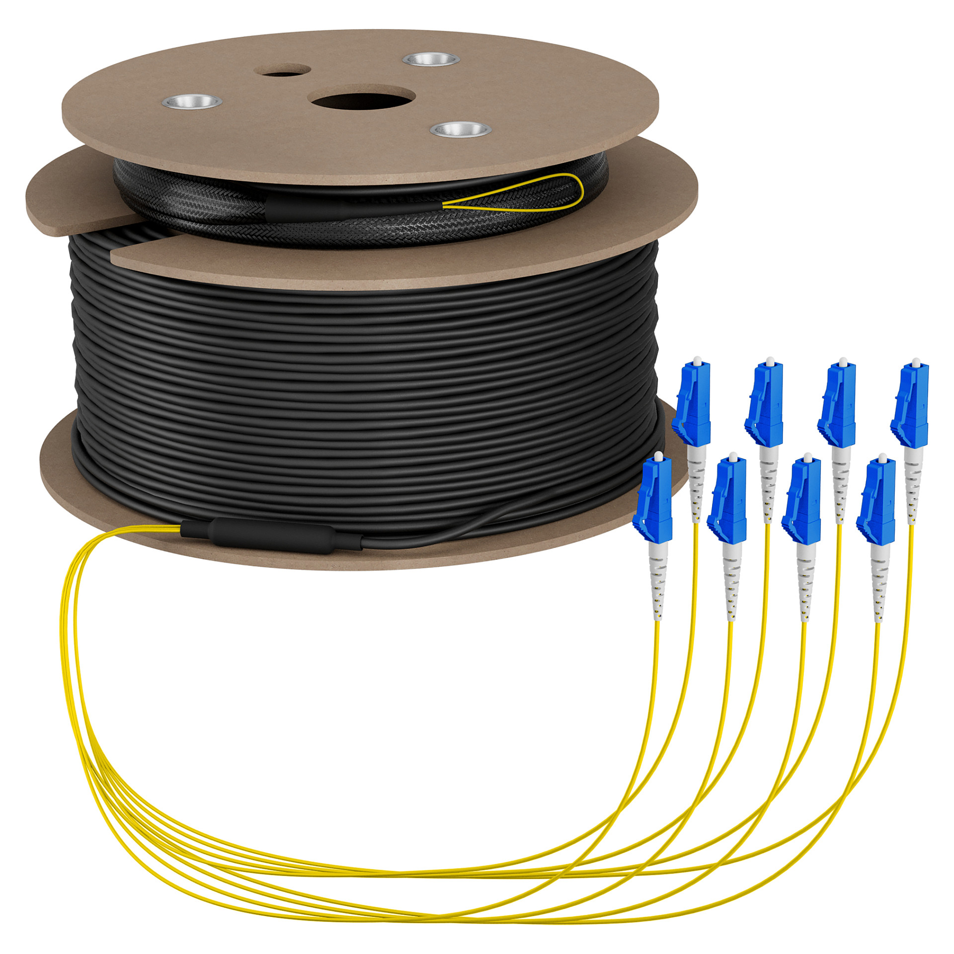 EFB Trunkkabel U-DQ(ZN)BH OS2 8E (1x8) LC-LC 170m Dca LSZH G657A1-0