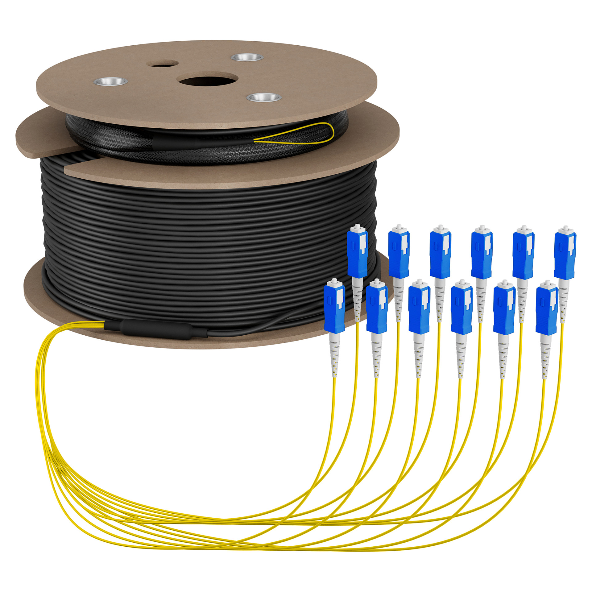 EFB Trunkkabel U-DQ(ZN)BH OS2 12E (1x12) SC-SC 190m Dca LSZH G657A1