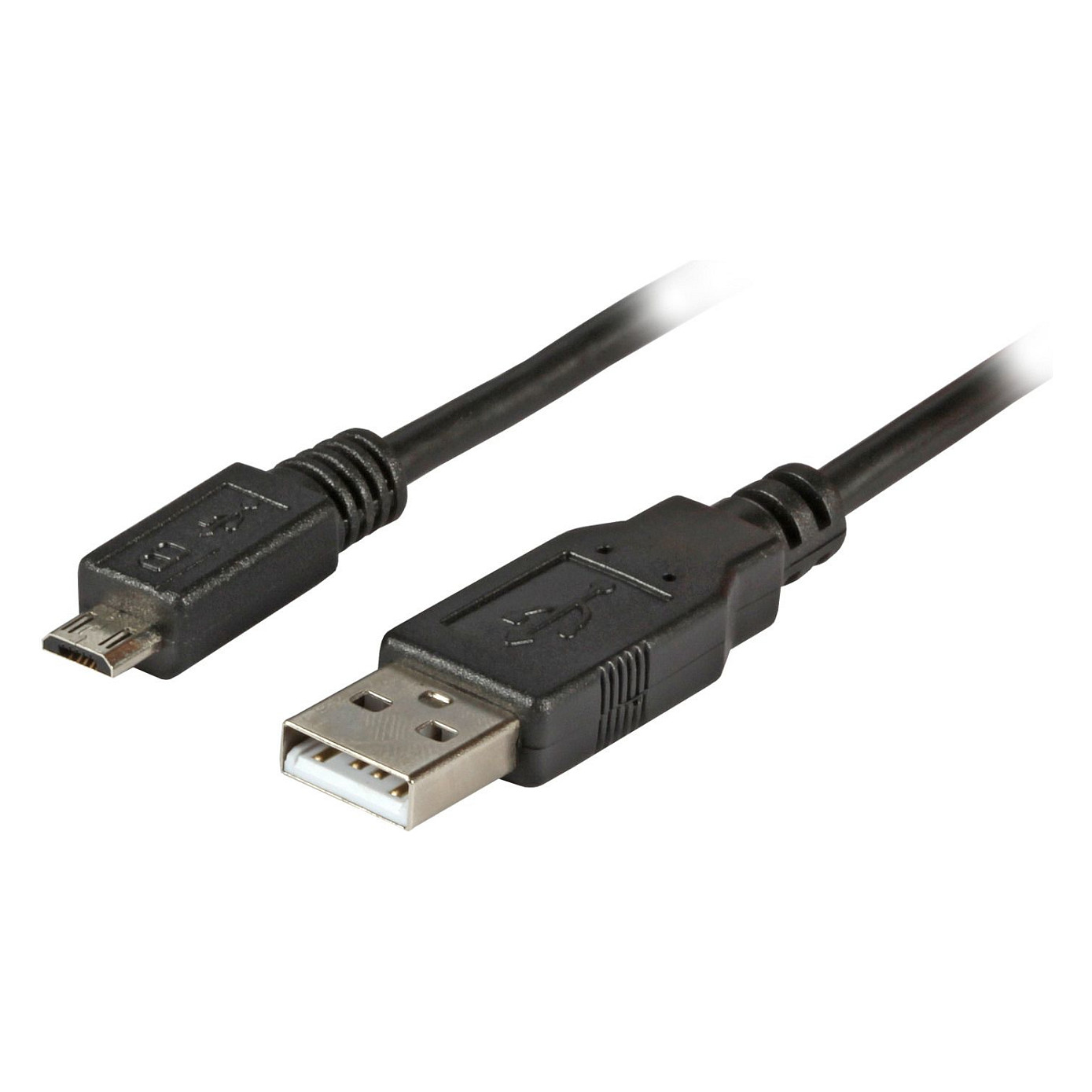 EFB USB2.0 Anschlusskabel A-Micro-B 5pol., ,St.-St., 1,8m, schwarz, Classic-0