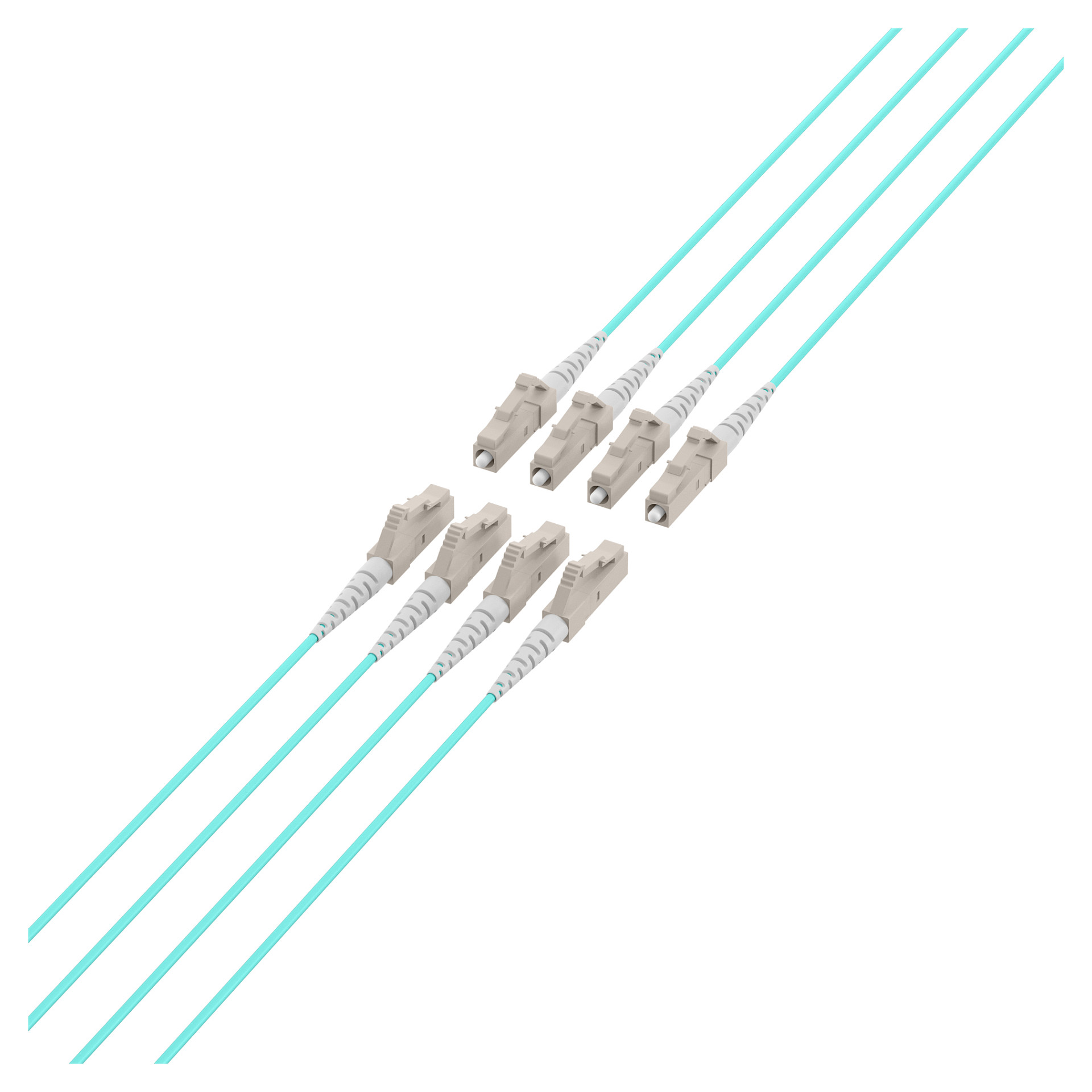 EFB Trunkkabel U-DQ(ZN)BH OM3 8G (1x8) LC-LC 160m Dca LSZH-3