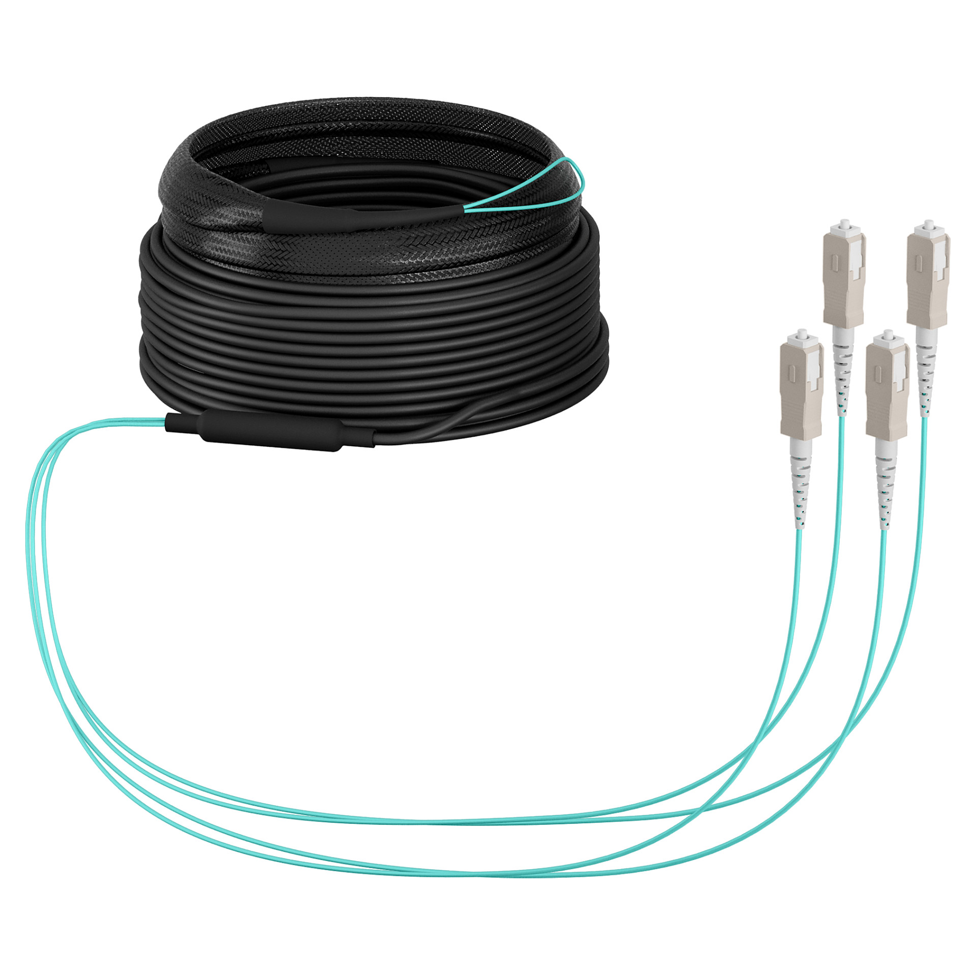 EFB Trunkkabel U-DQ(ZN)BH OM3 4G (1x4) SC-SC 30m Dca LSZH-0