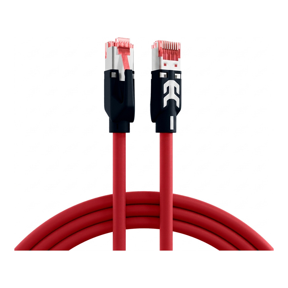 EFB RJ45 Patchkabel Cat.6A S/FTP PUR Draka UC900 TM21 rot 0,5m