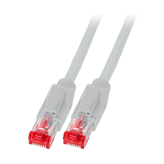 EFB RJ45 Patchkabel Cat.6A S/FTP LSZH Draka UC900 TM21 grau 0,2m-0