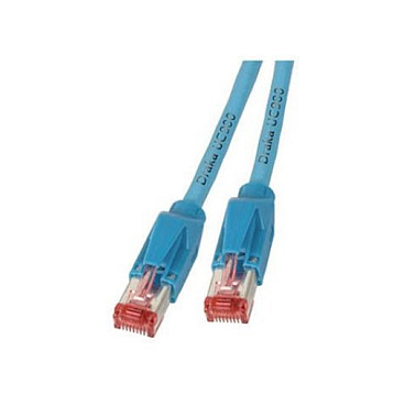 EFB RJ45 Patchkabel Cat.6A S/FTP LSZH Draka UC900 TM21 blau 40m-0
