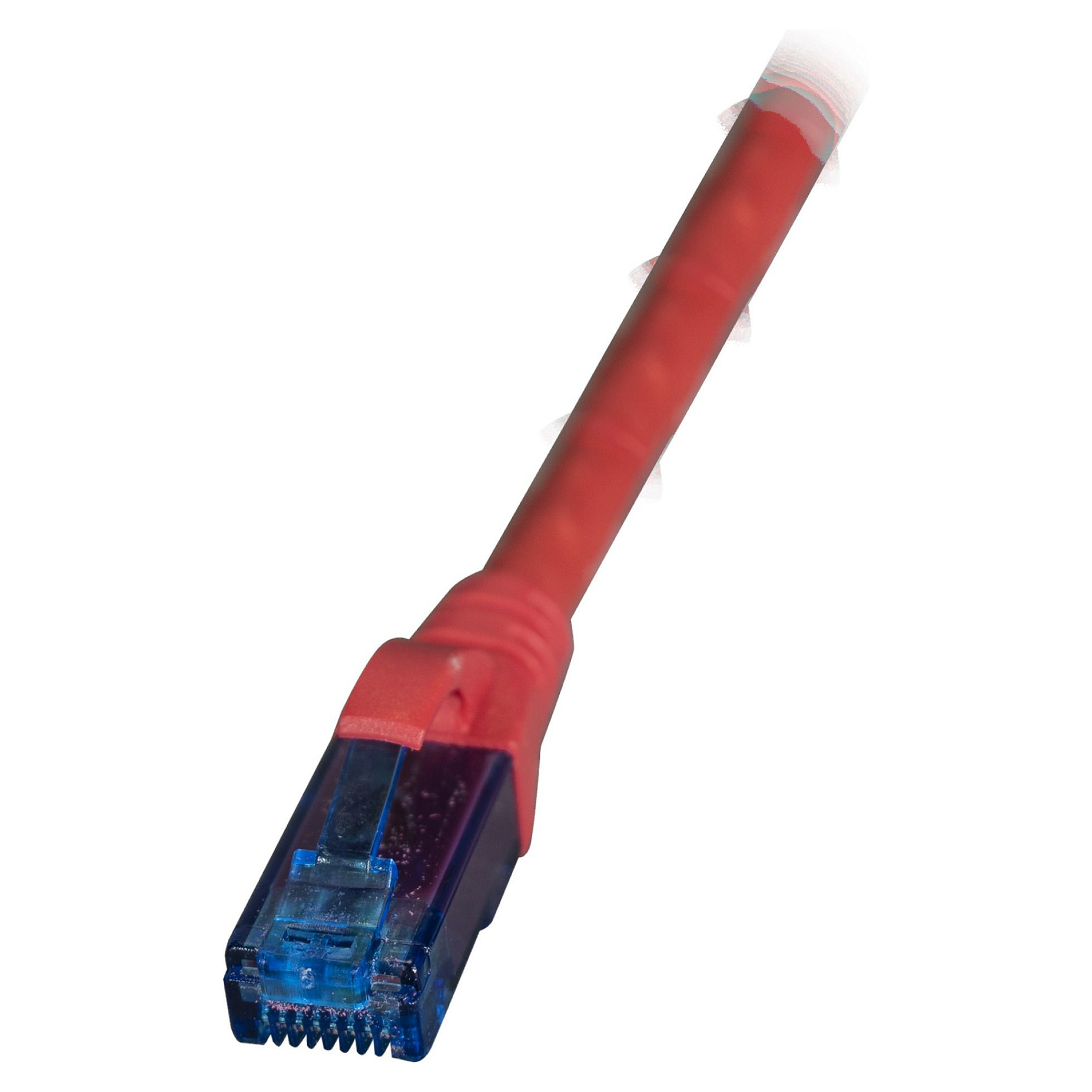 EFB RJ45 Patchkabel Cat.6A U/UTP LSZH Premium 500MHz rot 0,15m-0