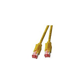 EFB RJ45 Patchkabel Cat.6A S/FTP LSZH Draka UC900 TM21 gelb 0,5m-0