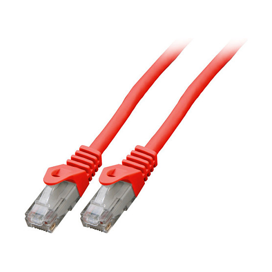 EFB RJ45 Patchkabel Cat.6 U/UTP LSZH CCA rot 1,5m-0