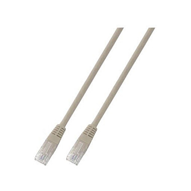 EFB RJ45 Patchkabel U/UTP, Cat.6, PVC, CCA, 1m, grau-0