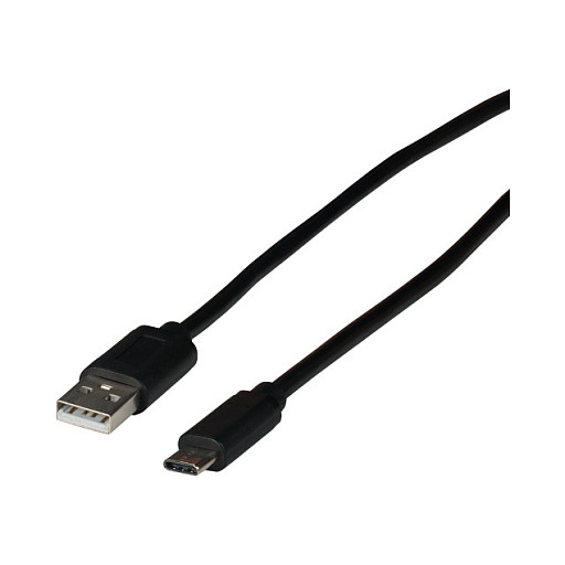 EFB USB2.0 Anschlusskabel A-C,St.-St.,1m, 480Mbit 3A-0