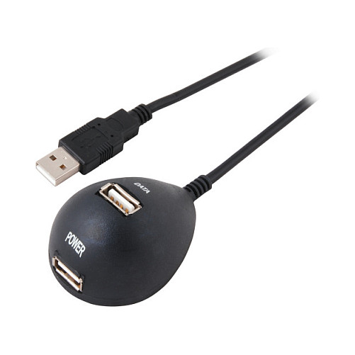 EFB USB Desktop VerlÃ¤ngerungskabel A-B,St.-Bu.,1.5m,schwar