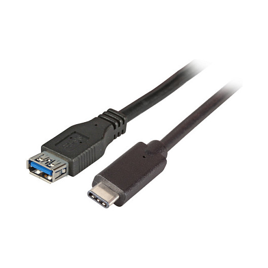 EFB USB3.2 Adapterkabel Typ-C Stecker auf Typ A Buchse 0.2m-0