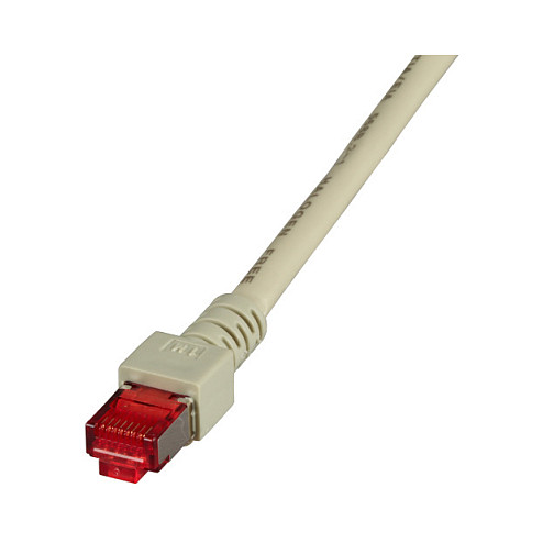 EFB RJ45 Patchkabel S/FTP Cat.6 LSZH 40m GRAU reines Kupfer Laengenaufdruck auf Knickschutztuelle patentiert-2