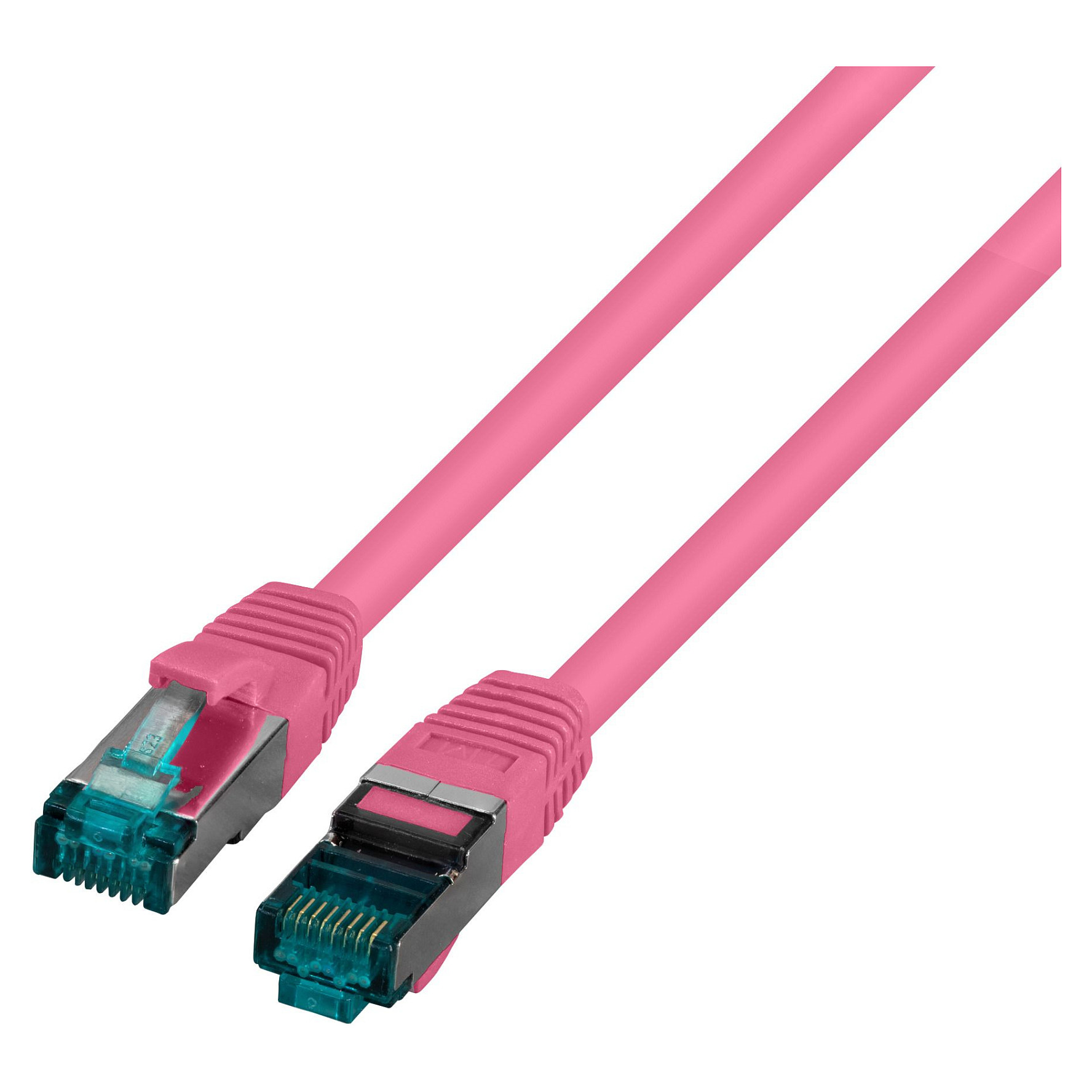 EFB RJ45 Patchkabel S/FTP Cat.6A LSZH 0.50m magenta