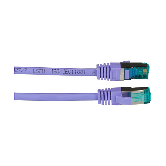 EFB RJ45 Patchk. S/FTP Cat.6A LSZH Cat.7 Rohk. 10.00m violet-1