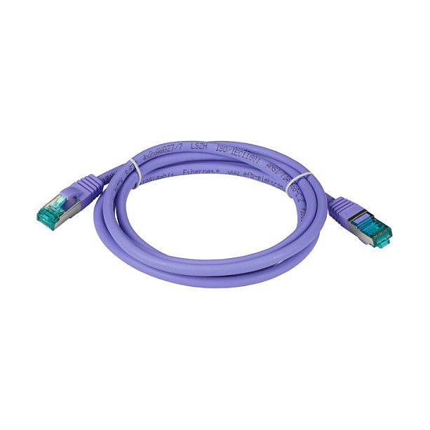 EFB RJ45 Patchk. S/FTP Cat.6A LSZH Cat.7 Rohk. 5.00m violet-0