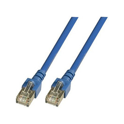 EFB RJ45 Patchkabel SF/UTP Cat.5e PVC CCA 25.00m blau-0