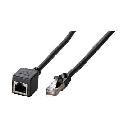 EFB RJ45 Patchkabelverl. S/FTP, Cat.6A, AWG26, LSZH, 10m, sw-1
