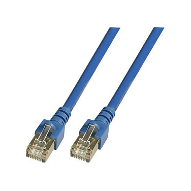 EFB RJ45 Patchkabel SF/UTP Cat.5e PVC CCA 3.00m blau-0