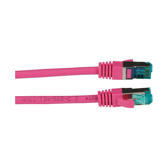 EFB RJ45 Patchkabel S/FTP Cat.6A LSZH 10.00m magenta-1