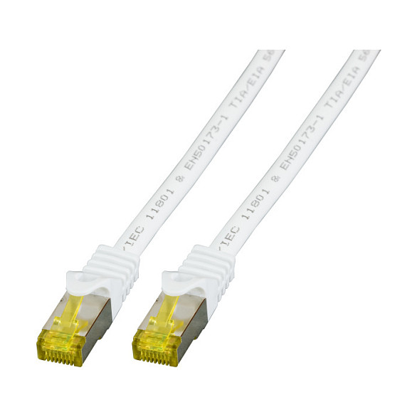 EFB RJ45 Patchk. S/FTP Cat.6A LSZH Cat.7 Rohk. 15.00m weiÃŸ