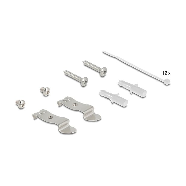 Keystone Metall Halterung 12 Port fÃ¼r Hutschienen und Wandmontage-2