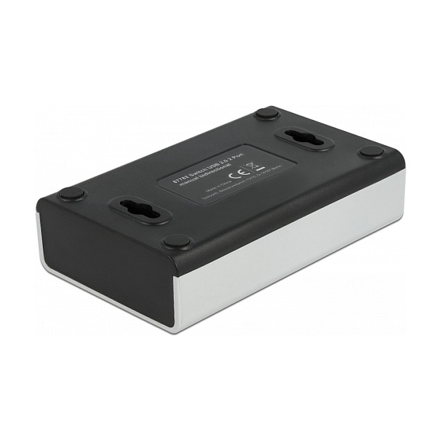 Umschalter USB 2.0 mit 1 x Typ-B Buchse zu 4 x Typ-A Buchse manuell bidirektional-1