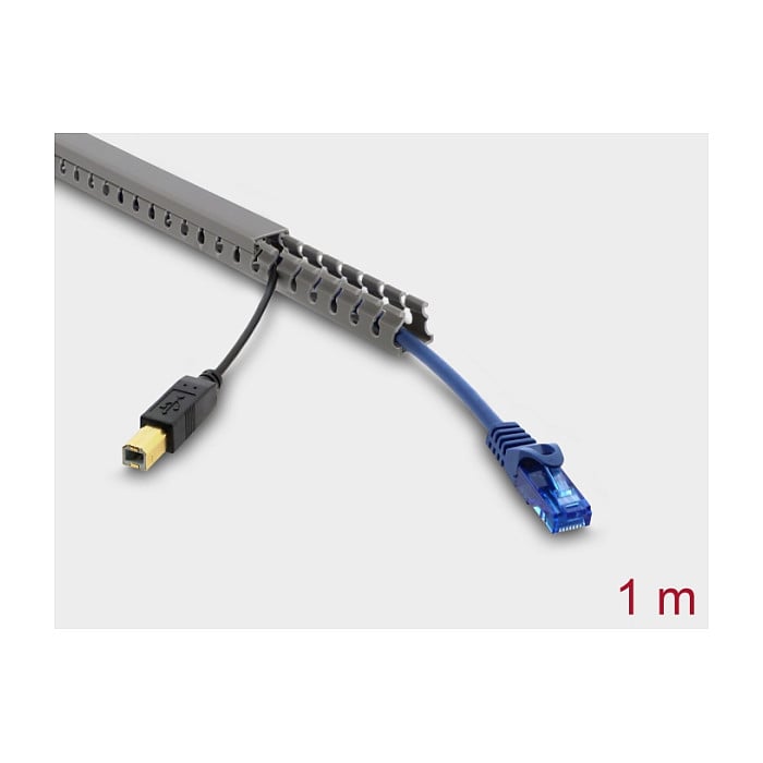 Verdrahtungskanal 16 x 16 mm - LÃ¤nge 1 m grau
