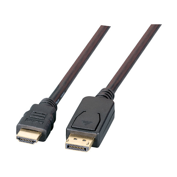 Monitorkabel DisplayPort -> HDMI S/S 3,0m schwarz 4K bei 60Hz