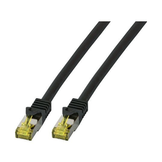 EFB RJ45 Patchk. S/FTP Cat.6A LSZH Cat.7 Rohk. 20.00m schwar-0