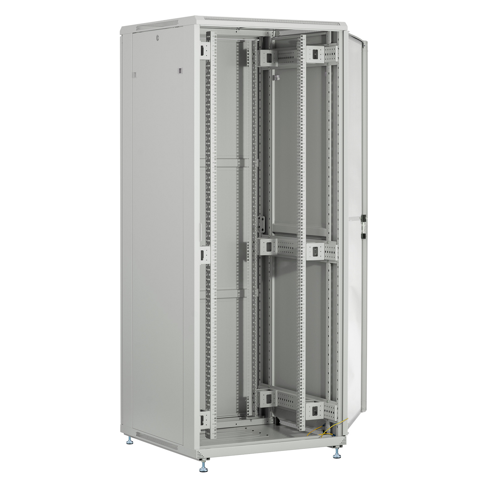 19" Netzwerkschrank PEL 42HE 800x1000mm RAL7035 (Speditionsversand)-1