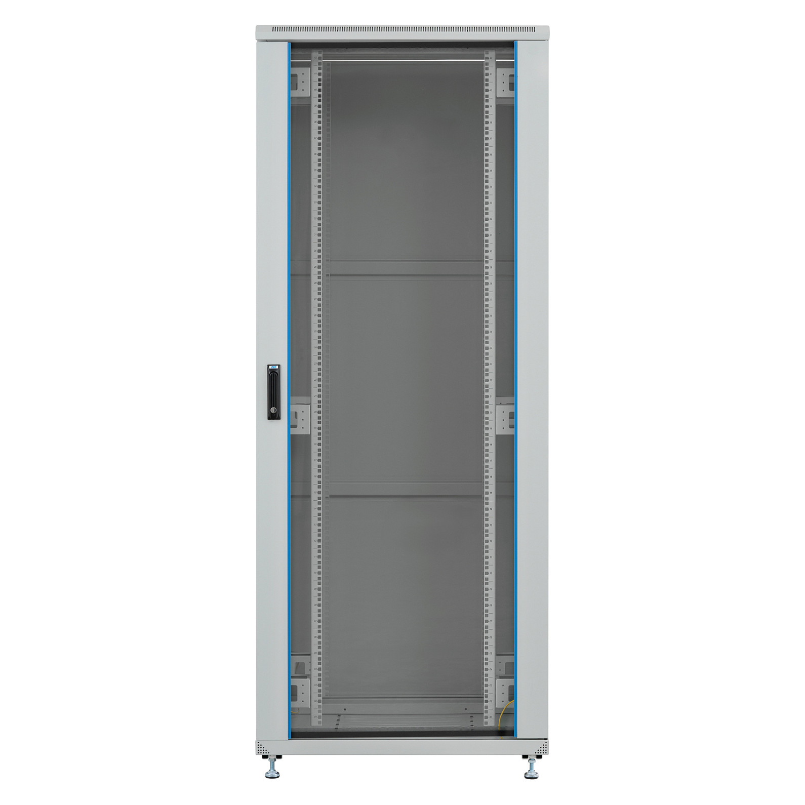 19" Netzwerkschrank PEL 42HE 800x800mm RAL7035 (Speditionsversand)-2