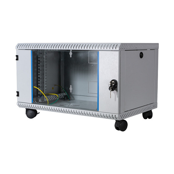 Zidni mrežni ormar EFB Elektronik 19" ECO 12U (600x500 mm), siva boja-4