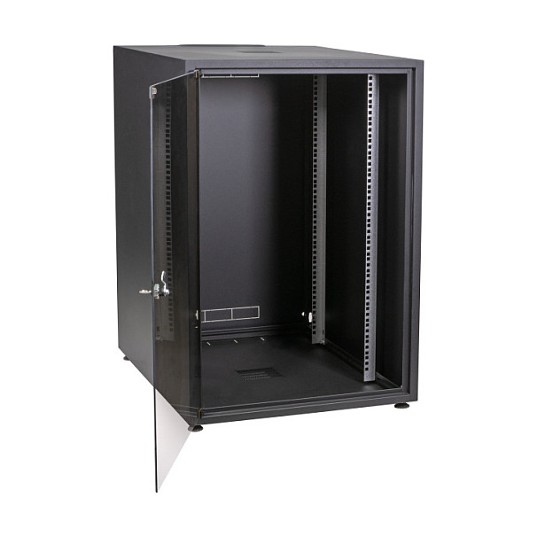 Netzwerkschrank OFFICE 12HE 600x600mm RAL9005 (Speditionsversand)-1