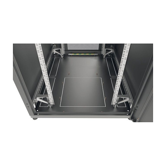 EFB 19" Serverschrank PRO 42HE, 800x1200 mm, F+R=1-tlg., RAL7035-3