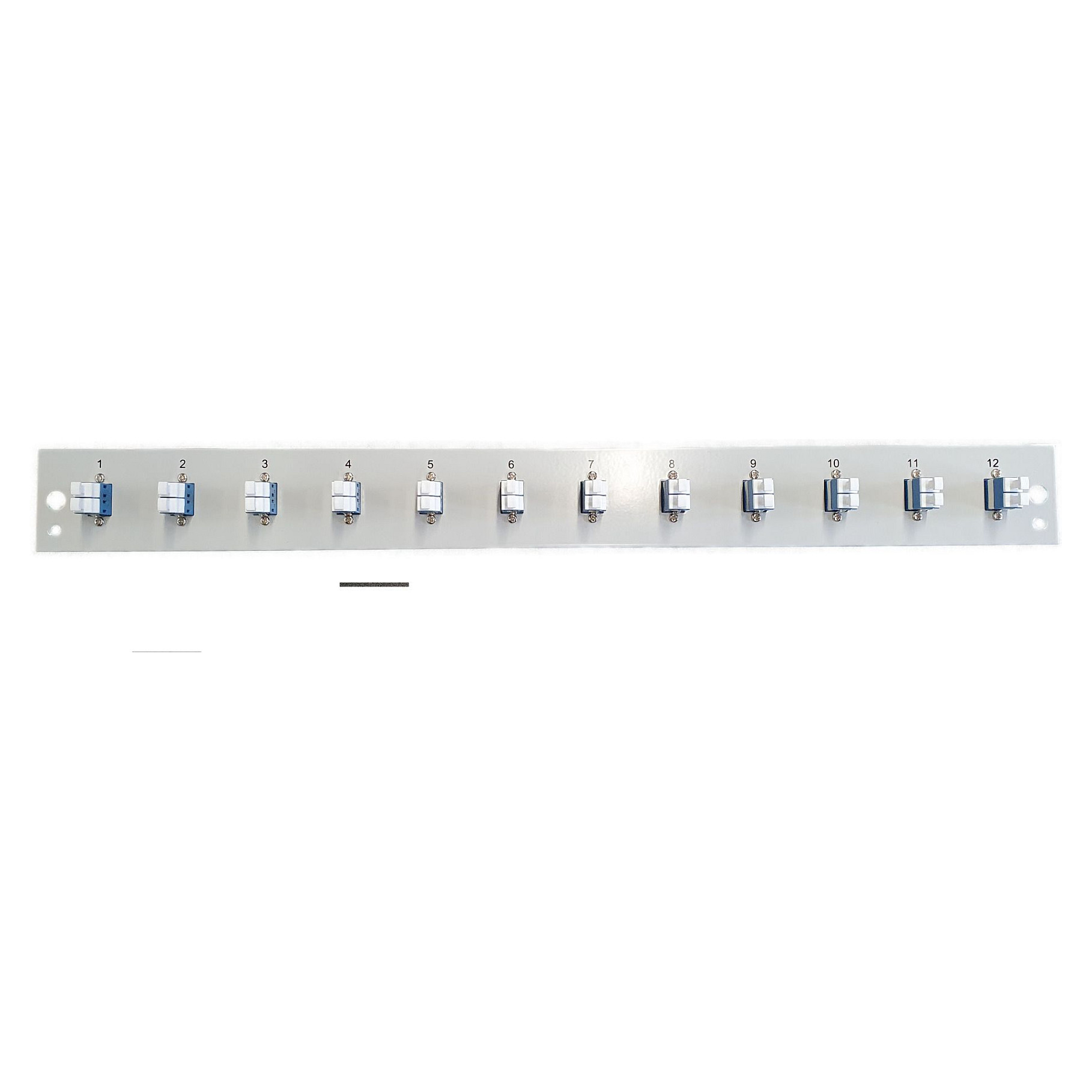 Frontblenda EFB Elektronik s 12x LC Duplex spojnica OS2, crna boja-0