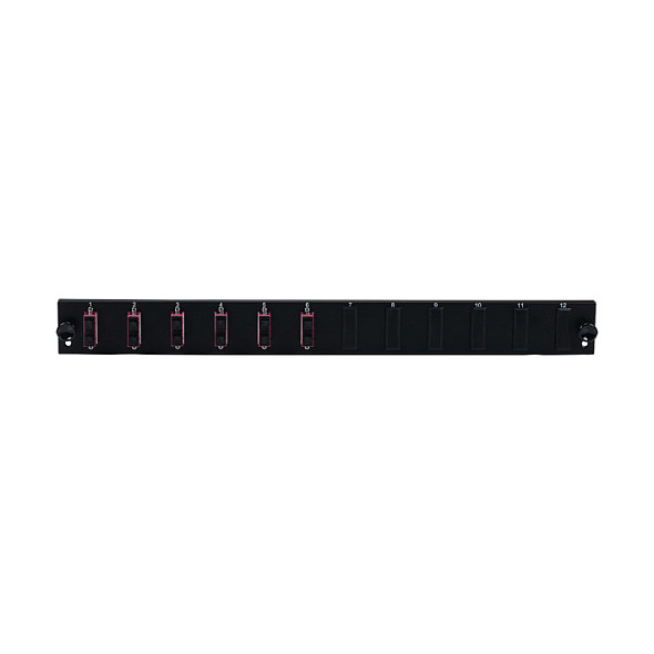 Patch panel frontblenda EFB ELEKTRONIK 12-portna (6x SC Duplex OS2), crna boja-1
