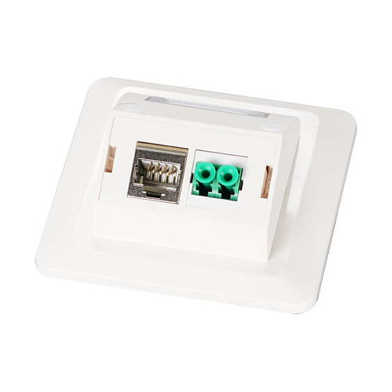 EFB Multifunktions-Rahmenset mit 1-und 2-Port Adapter Keystone Format(HDMI,USB,-1