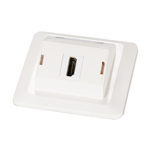 EFB Multifunktions-Rahmenset mit 1-und 2-Port Adapter Keystone Format(HDMI,USB,-3