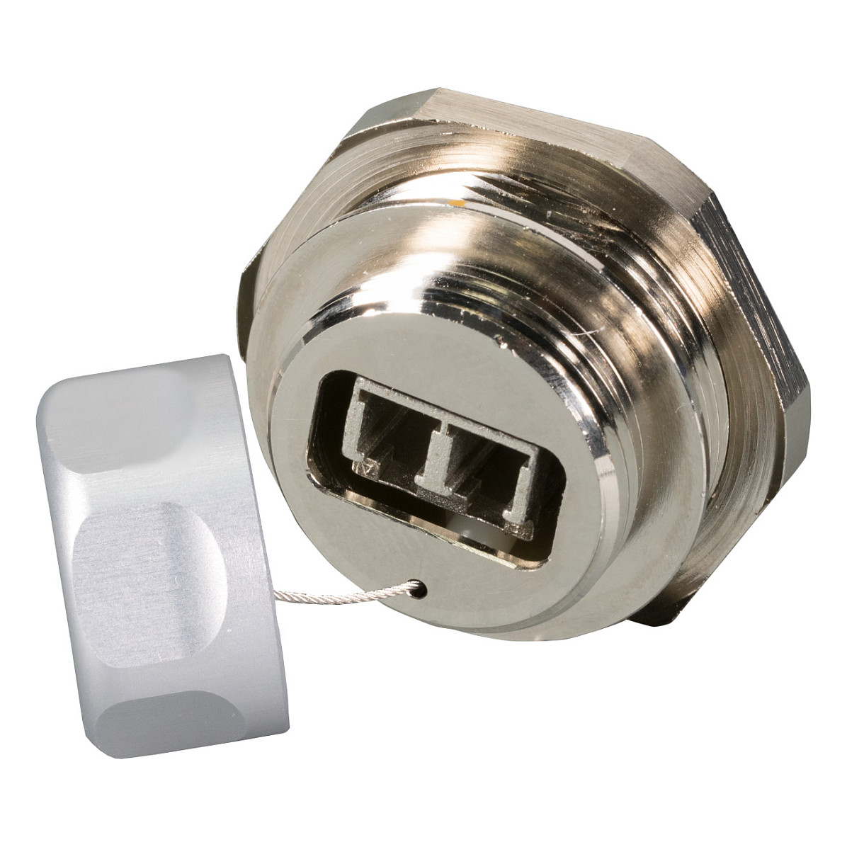 Spojnica EFB ELEKTRONIK LC Duplex IP67 za panel montažu, metalna