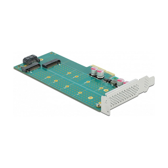 Adapter DELOCK PCIe x4 na M.2 (Key B + Key M), Low Profile - 89047-3