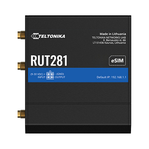 TELTONIKA RUT281 CAT4 LTE Router SIM und eSIM-0