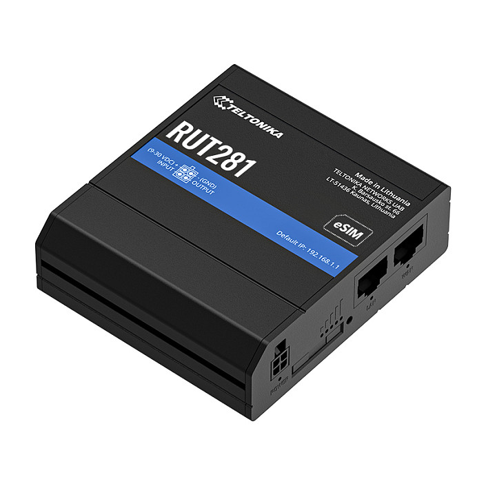 TELTONIKA RUT281 CAT4 LTE Router SIM und eSIM-1