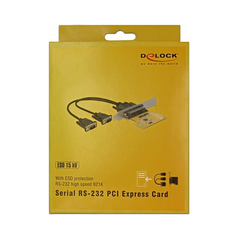 Kartica DELOCK PCI Express x1 na 2x serijski RS-232 porta (62996)-4