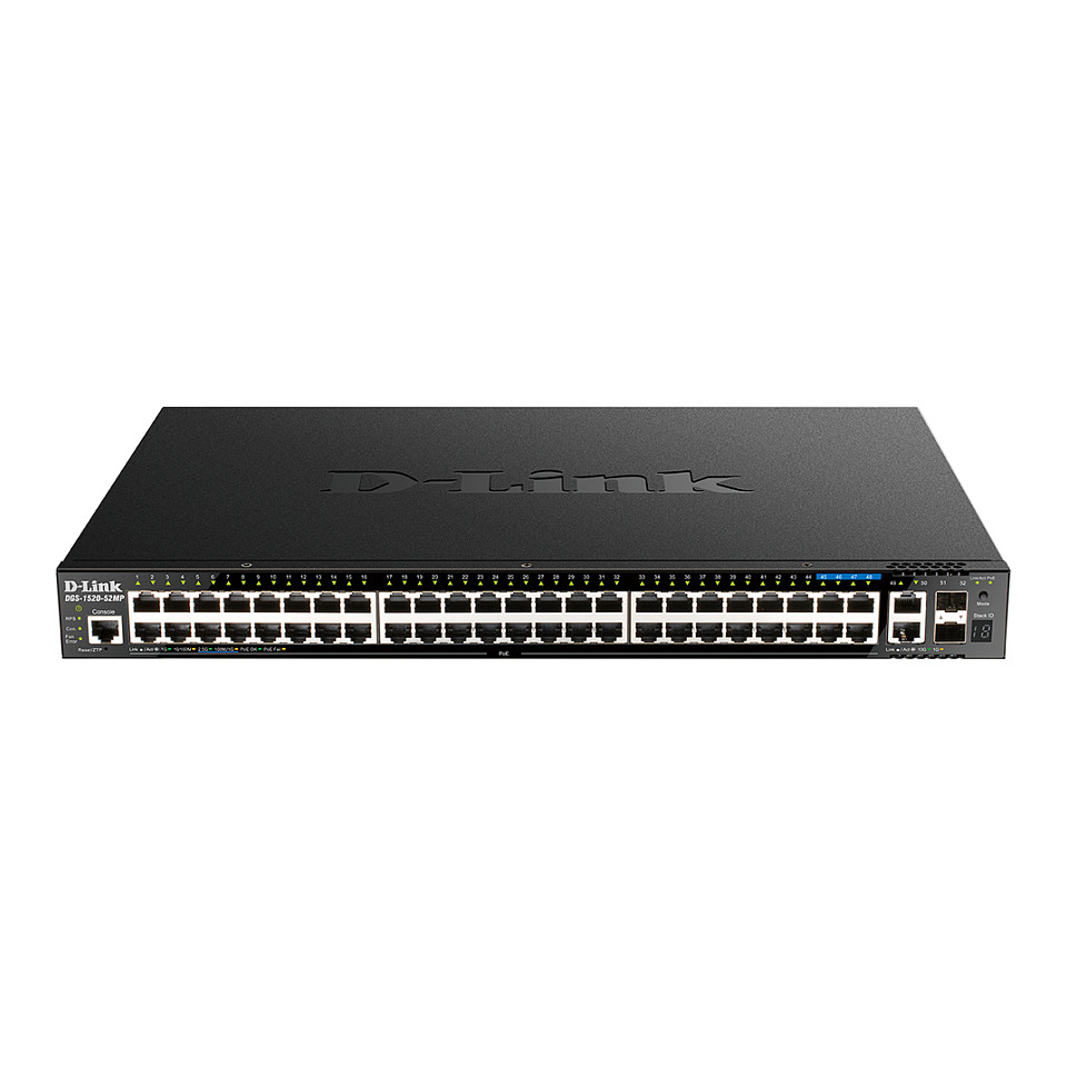52P D-Link DGS-1520-52MP SFP+ PoE+ M RM