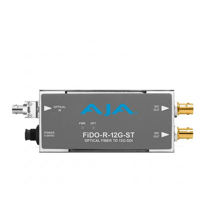 AJA FiDO-R-12G-ST 12G-SDI na ST Fiber prijemnik