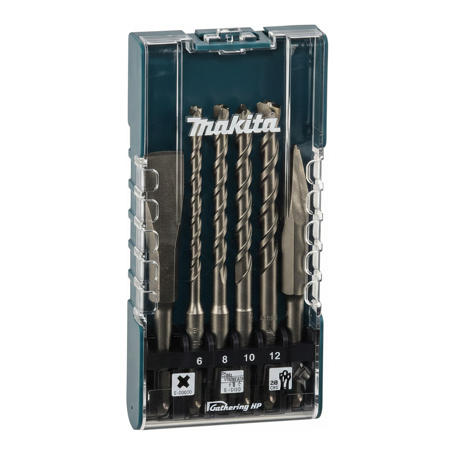 E-15746 SDS-Plus Bohrer- /Meiel Set 6-tlg.