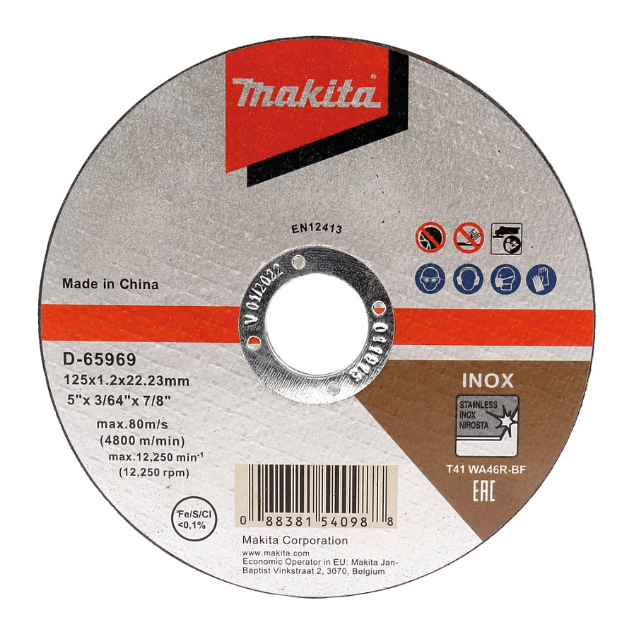 D-65969 Trennscheibe 125x1,0mm INOX-0