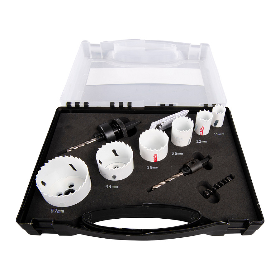 Set kruna za bušenje MAKITA D-47117 (9-dijelni, Bi-Metal)-0